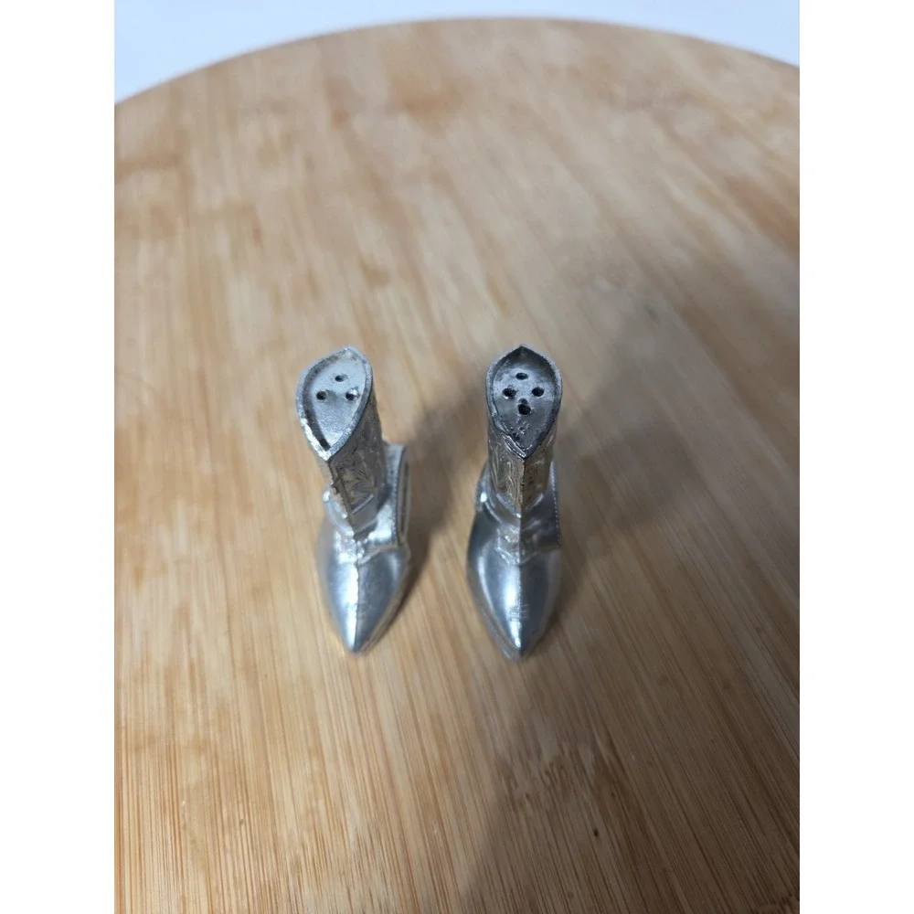 Vintage Salt Pepper Shaker Western Cowboy Boots Washington Made In Japan